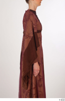  Photos Woman in Historical Dress 35 15th century brown dress historical clothing 0002.jpg